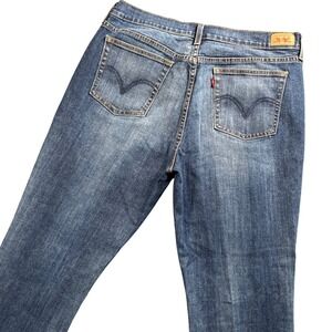 Levi's 505 Straight Leg Jeans Womens 14 Curvy Medium Wash Normcore Capsule Denim